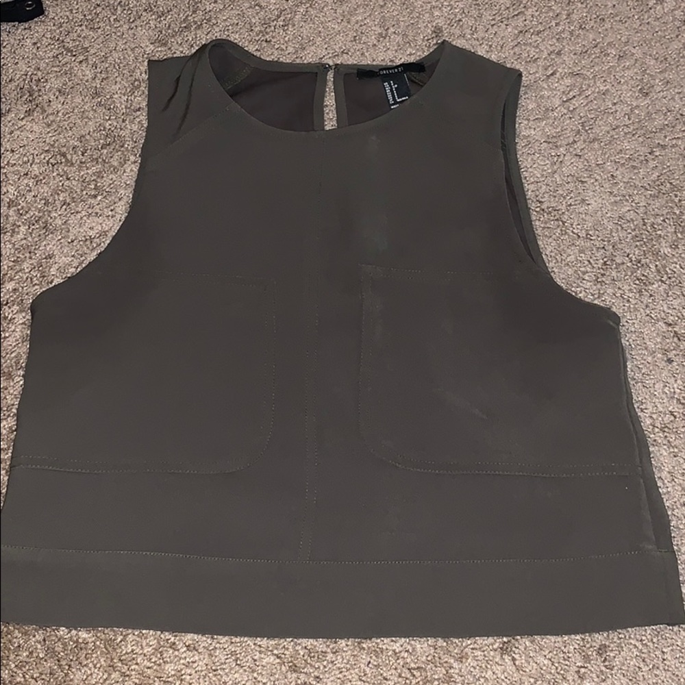 Olive Green top